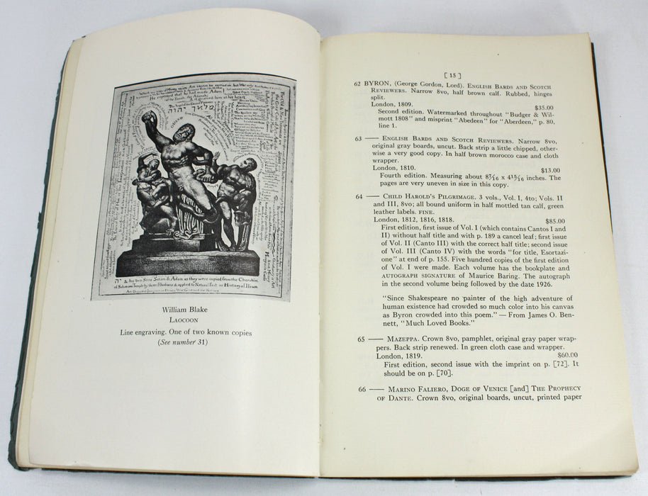 Sale Catalogue of the Private Library of Paul Hyde Bonner, Duttons, 1931