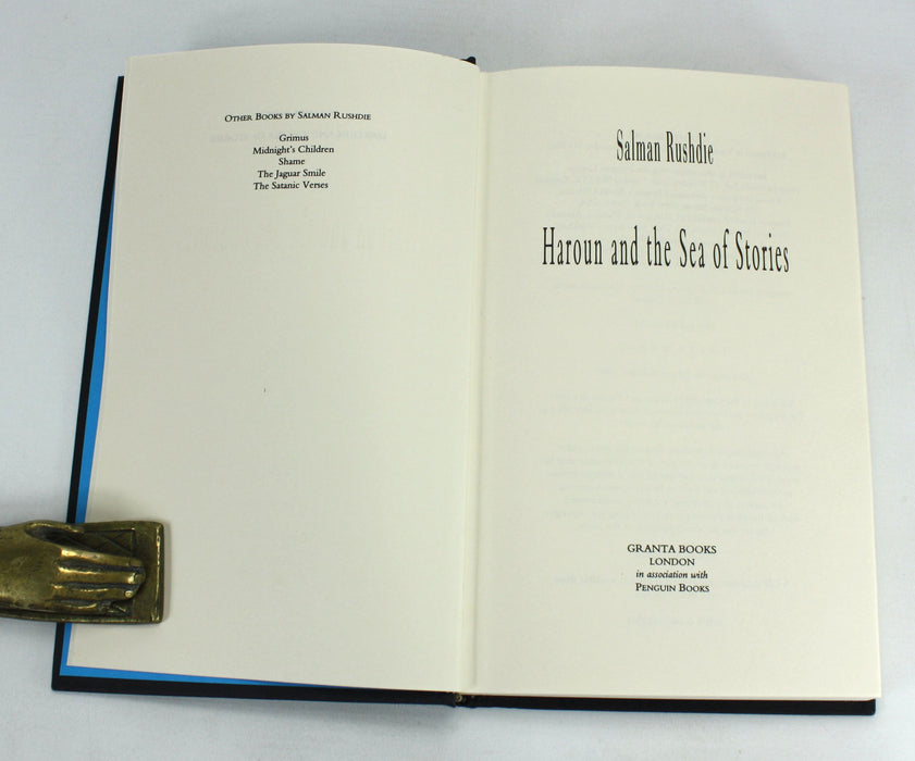 Salman Rushdie; first edition, Haroun and the Sea of Stories, 1990