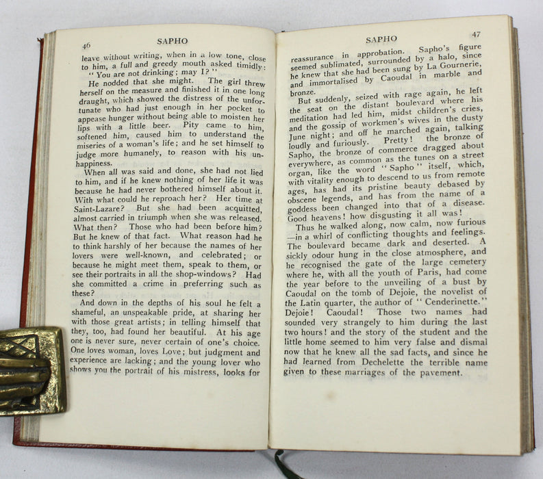 Sapho; A novel, Alphonse Daudet, Sisley's Ltd, London