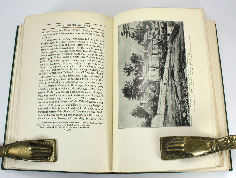 Shelley His Life and Work, Walter Edwin Peck, 1927, 2 Vols