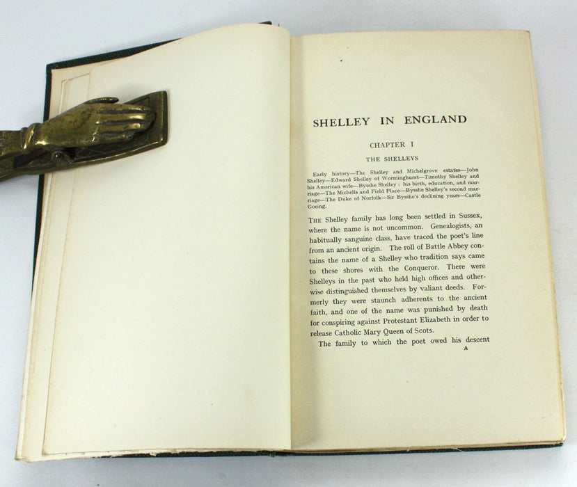 Shelley in England; New Facts and Letters from the Shelley-Whitton Papers, Roger Ingpen, 1917