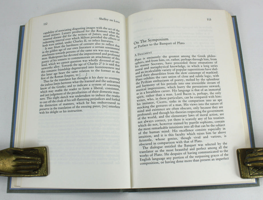 Shelley on Love; An Anthology, Richard Holmes, 1980, signed with letter