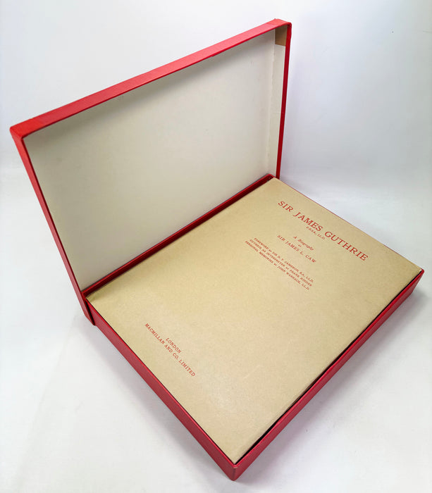Sir James Guthrie; A Biography, Sir James L. Caw, 1932, Fine copy in Original Presentation Box