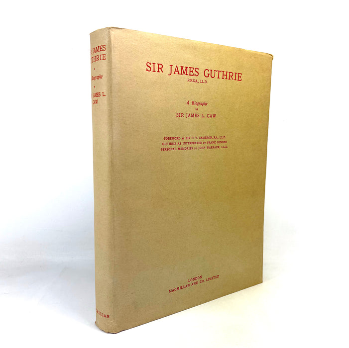 Sir James Guthrie; A Biography, Sir James L. Caw, 1932, Fine copy in Original Presentation Box