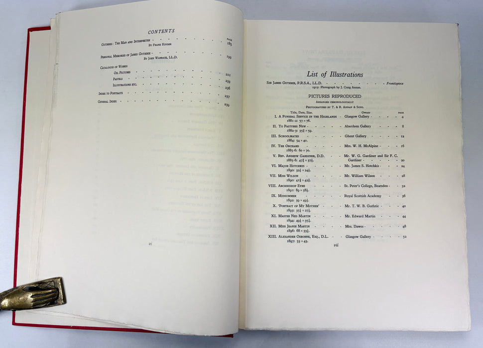 Sir James Guthrie; A Biography, Sir James L. Caw, 1932, Fine copy in Original Presentation Box