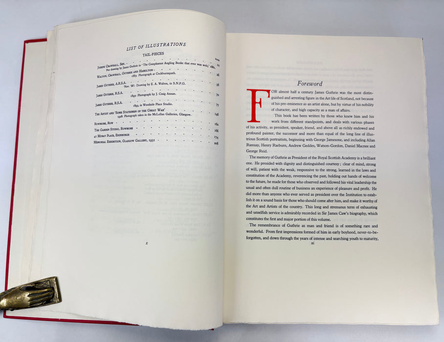 Sir James Guthrie; A Biography, Sir James L. Caw, 1932, Fine copy in Original Presentation Box