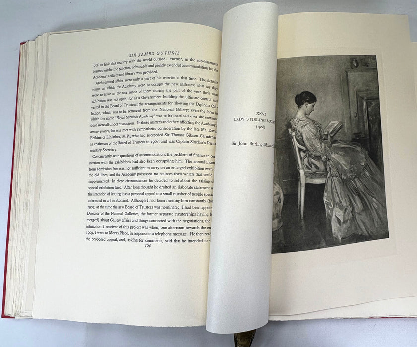 Sir James Guthrie; A Biography, Sir James L. Caw, 1932, Fine copy in Original Presentation Box
