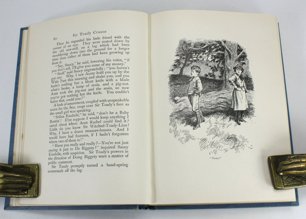 Sir Toady Crusoe, S.R. Crockett, 1905. With scarce dustjacket.