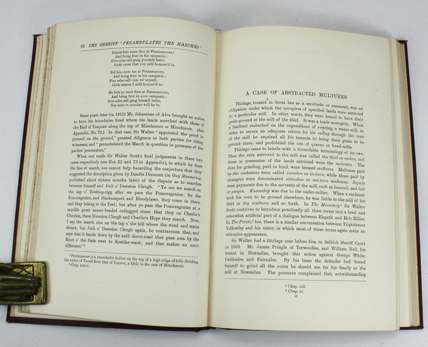 Sir Walter Scott As A Judge; His Decisions in the Sheriff Court of Selkirk, John Chisholm, 1918