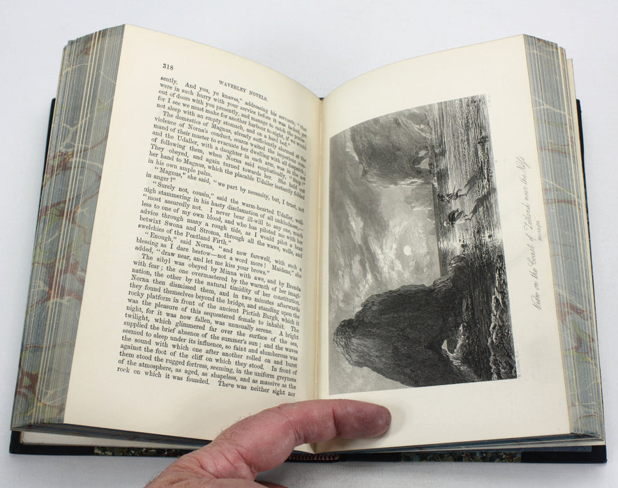 Sir Walter Scott, The Waverley Novels Centenary Edition set, exceptional 1871 fine Zaehnsdorf binding