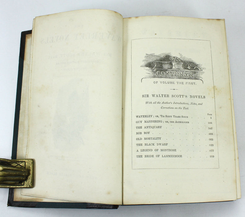 Sir Walter Scott; The Waverley Novels, Copyright Edition Entire, Adam & Charles Black, 1868, 3 Volumes