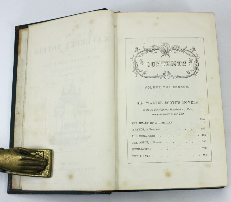Sir Walter Scott; The Waverley Novels, Copyright Edition Entire, Adam & Charles Black, 1868, 3 Volumes