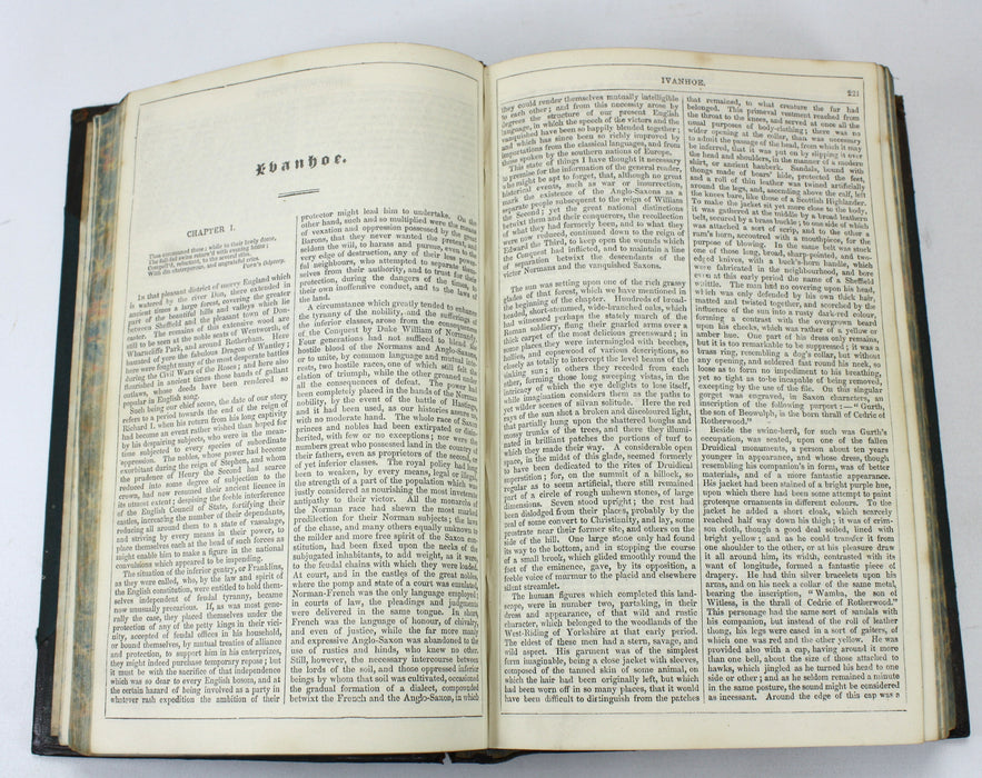 Sir Walter Scott; The Waverley Novels, Copyright Edition Entire, Adam & Charles Black, 1868, 3 Volumes