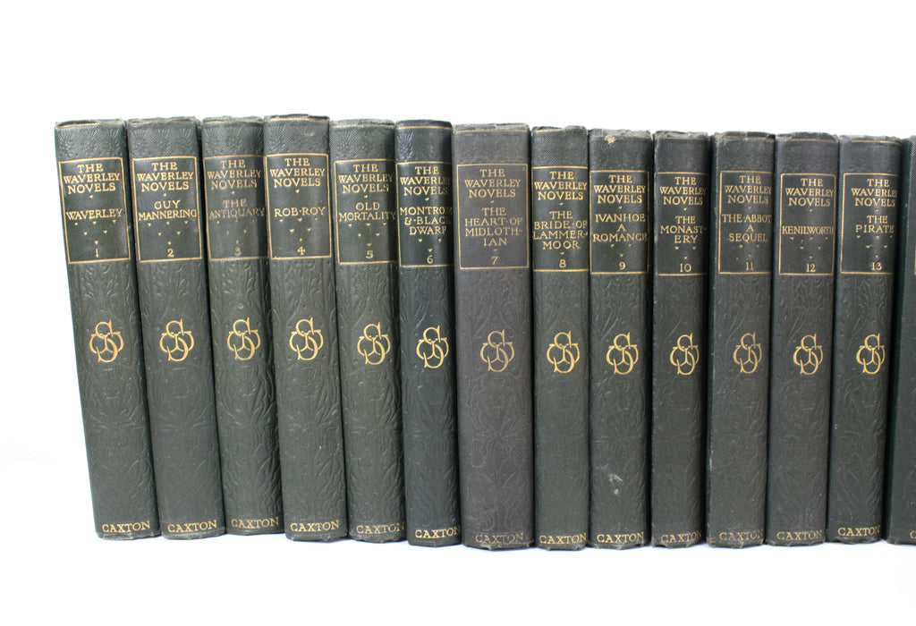 Sir Walter Scott; The Waverley Novels, The Melrose edition, Caxton Publishing, 27 Volumes complete, c. 1910