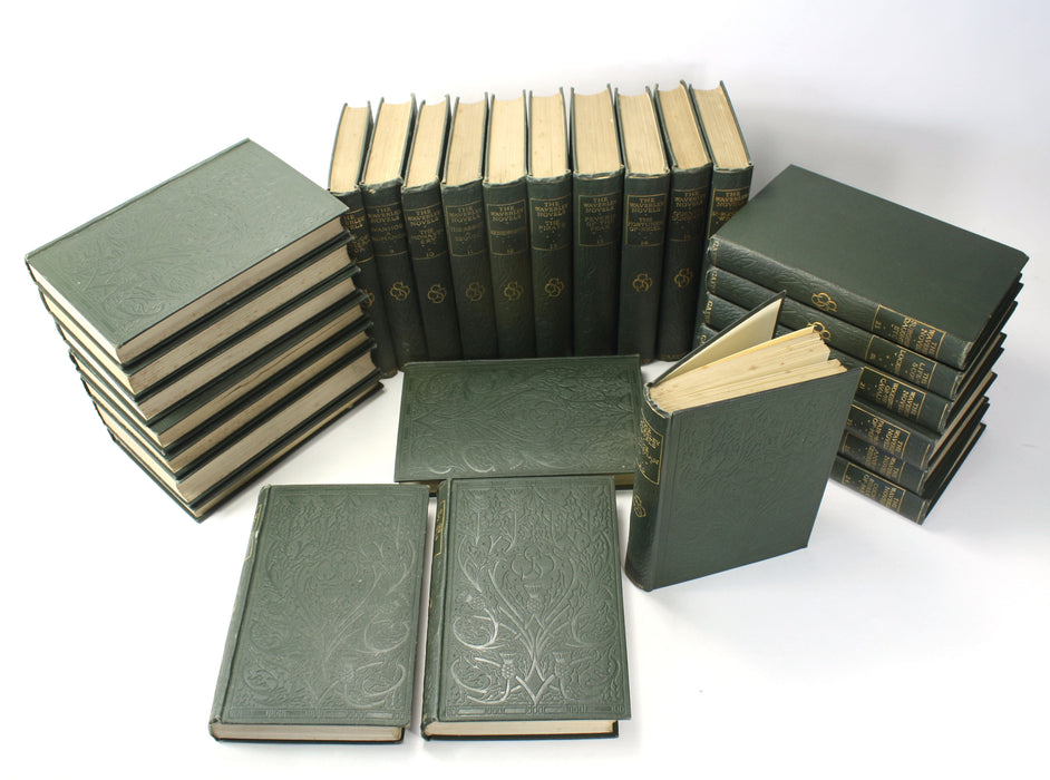 Sir Walter Scott; The Waverley Novels, The Melrose edition, Caxton Publishing, 27 Volumes complete, c. 1910