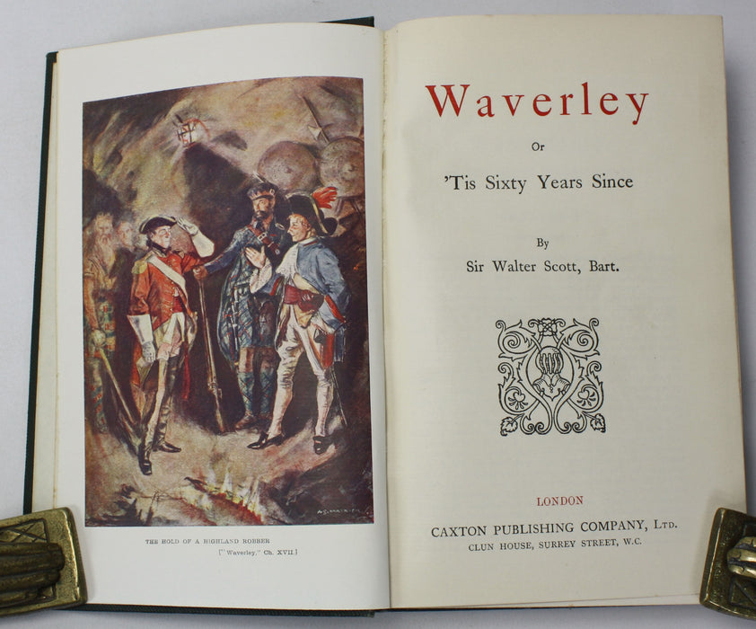 Sir Walter Scott; The Waverley Novels, The Melrose edition, Caxton Publishing, 27 Volumes complete, c. 1910