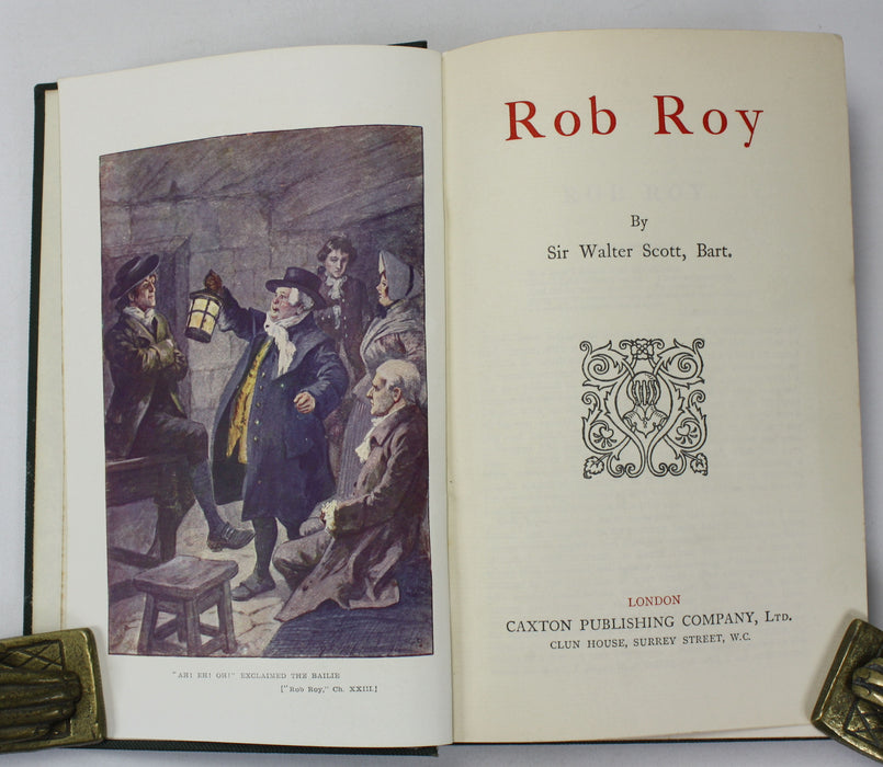 Sir Walter Scott; The Waverley Novels, The Melrose edition, Caxton Publishing, 27 Volumes complete, c. 1910