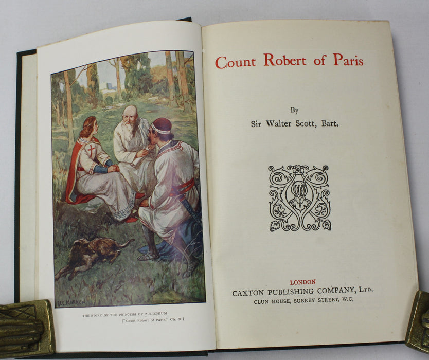 Sir Walter Scott; The Waverley Novels, The Melrose edition, Caxton Publishing, 27 Volumes complete, c. 1910