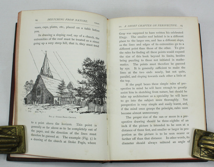 Sketching from Nature; A Handbook for Students and Amateurs, Tristram J. Ellis, 1883