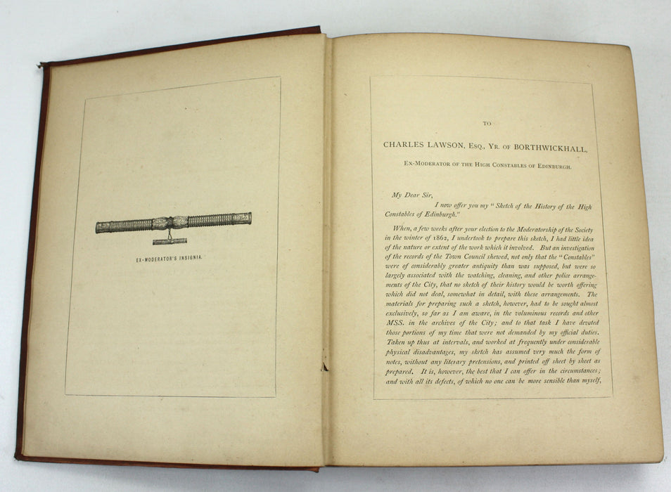 Sketch of The History of the High Constables of Edinburgh, James D. Marwick, 1865, Private Circulation