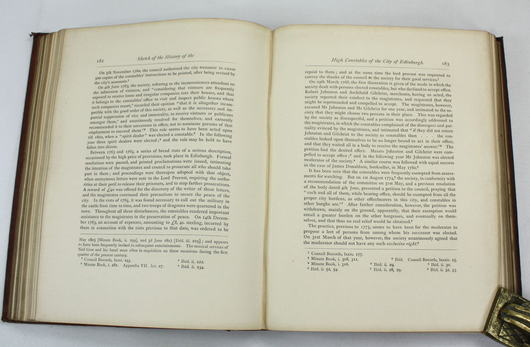 Sketch of The History of the High Constables of Edinburgh, James D. Marwick, 1865, Private Circulation