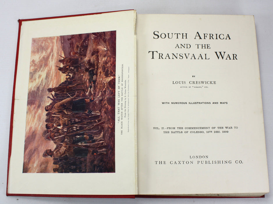 South Africa and The Transvaal War, Louis Creswicke, 7 Volumes, Caxton, c. 1900