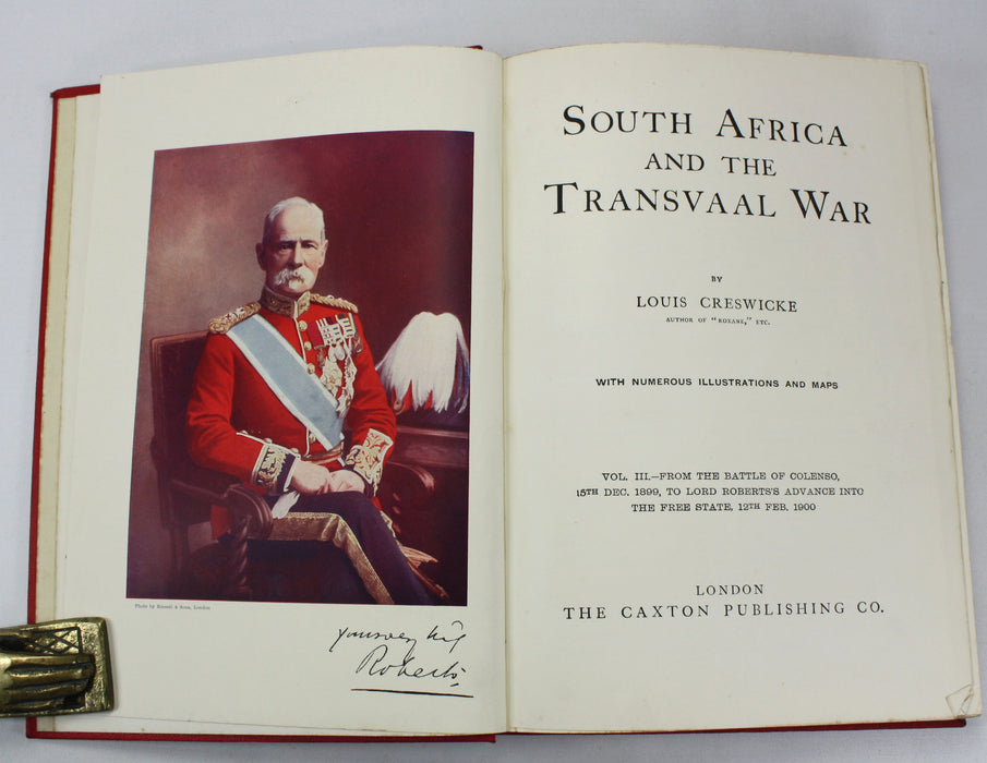 South Africa and The Transvaal War, Louis Creswicke, 7 Volumes, Caxton, c. 1900