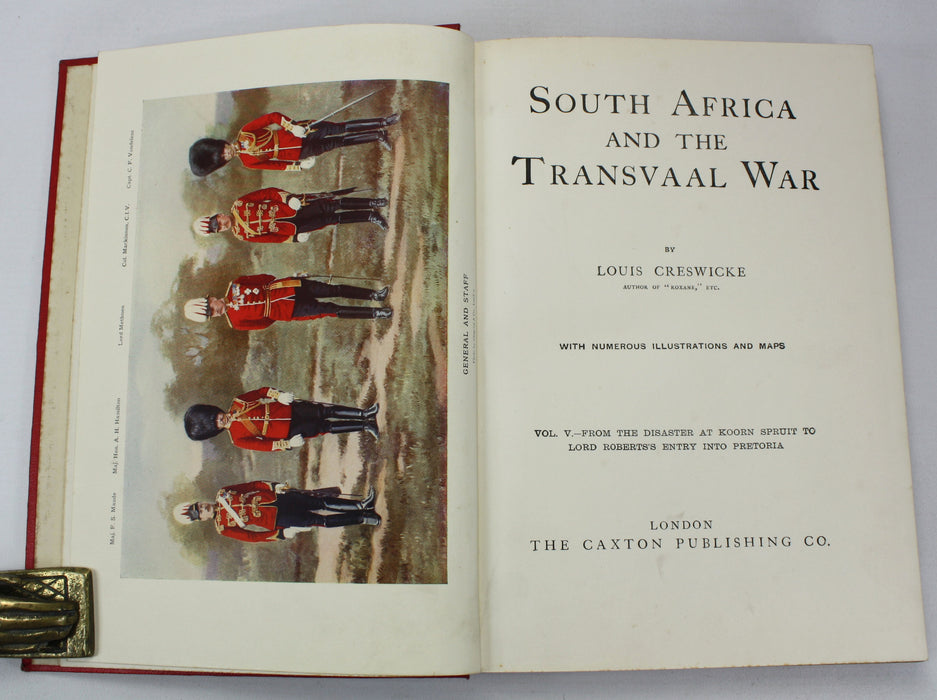 South Africa and The Transvaal War, Louis Creswicke, 7 Volumes, Caxton, c. 1900