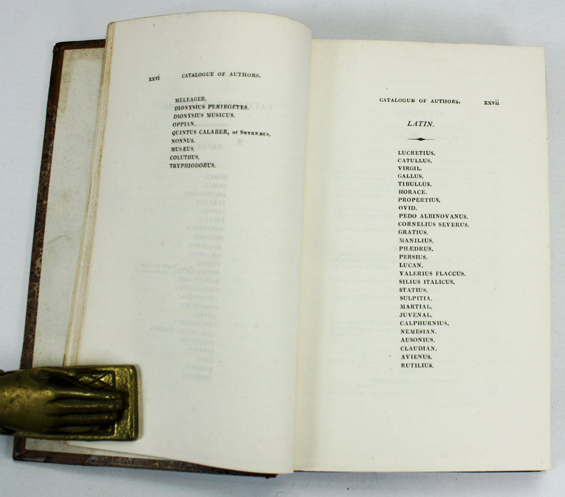 Specimens of the Classic Poets in a Chronological Series from Homer to Tryphiodorus, Charles Abraham Elton, 2 Vols, 1814