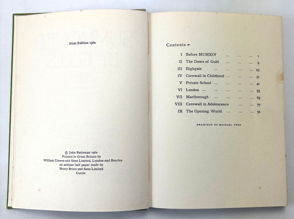 Summoned by Bells, John Betjeman, John Murray, 1960