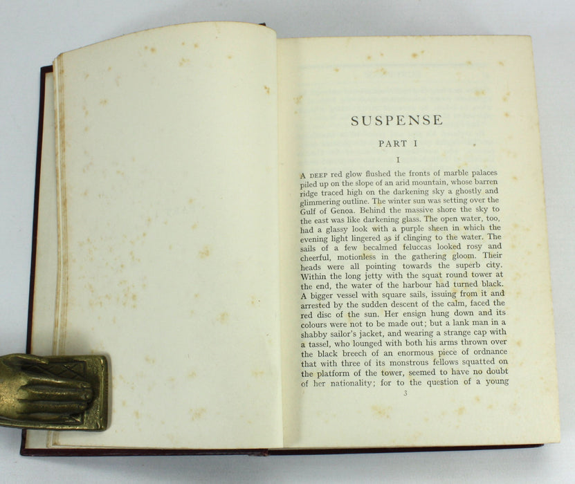 Suspense, Joseph Conrad, 1925