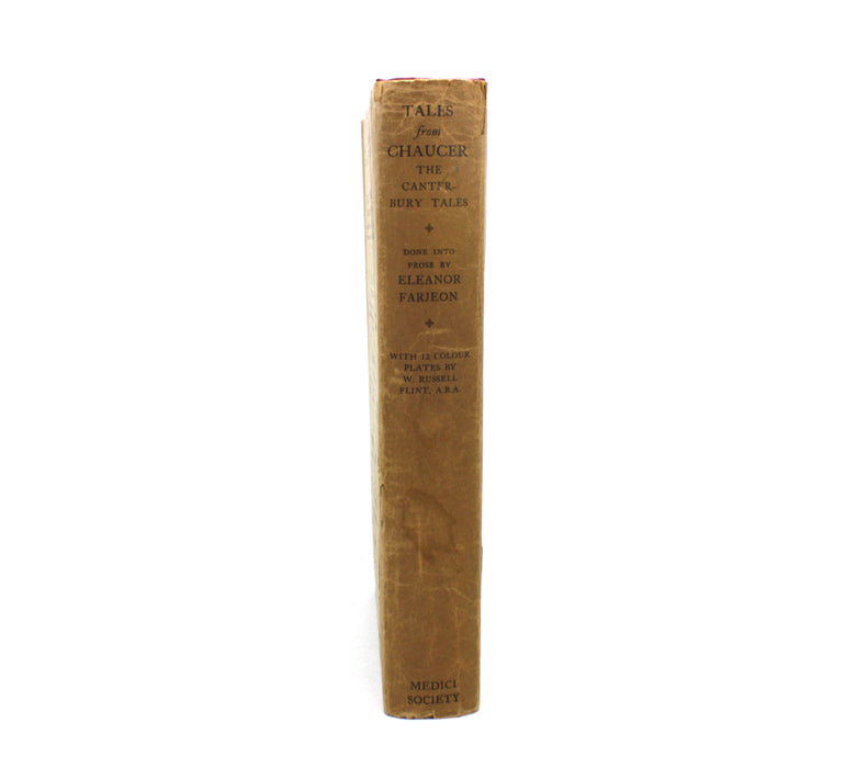 Tales from Chaucer; The Canterbury Tales. Done Into Prose by Eleanor Farjeon. Illustrated by W. Russell Flint, Medici Society 1930