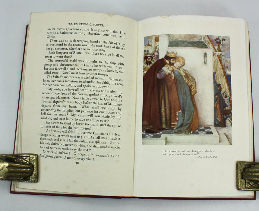 Tales from Chaucer; The Canterbury Tales. Done Into Prose by Eleanor Farjeon. Illustrated by W. Russell Flint, Medici Society 1930