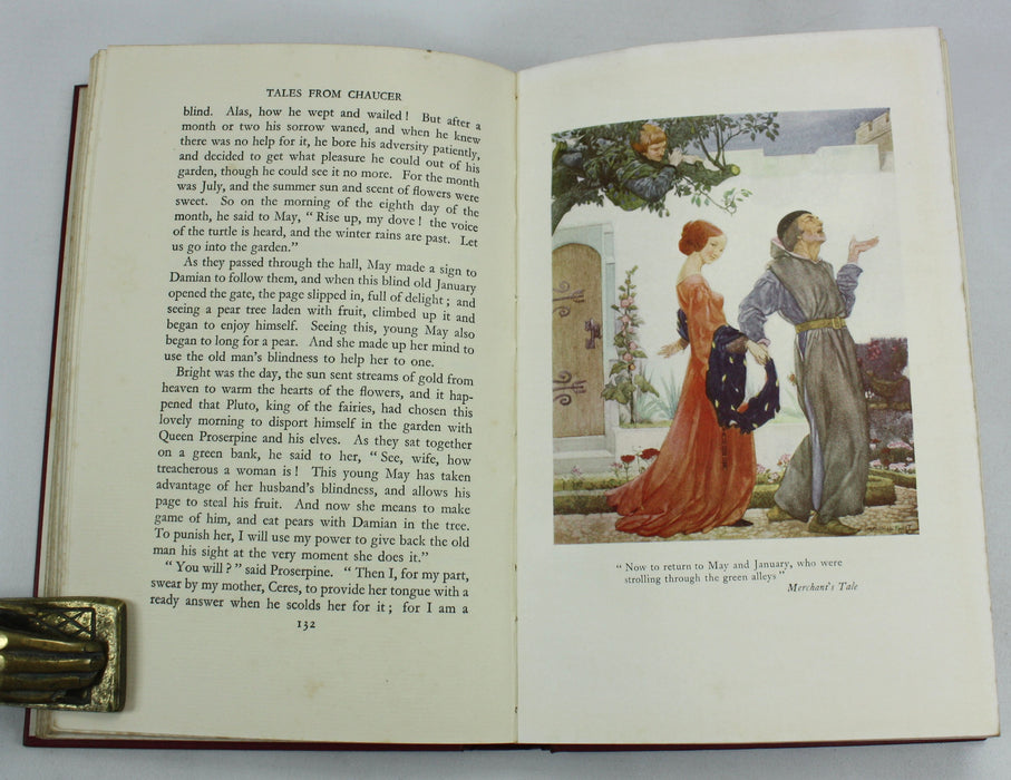 Tales from Chaucer; The Canterbury Tales. Done Into Prose by Eleanor Farjeon. Illustrated by W. Russell Flint, Medici Society 1930
