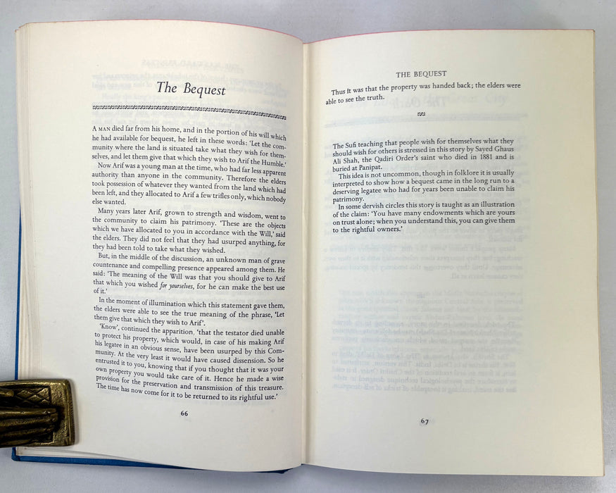 Tales of The Dervishes; Teaching-stories of the Sufi Masters over the past thousand years, Idries Shah, 1969