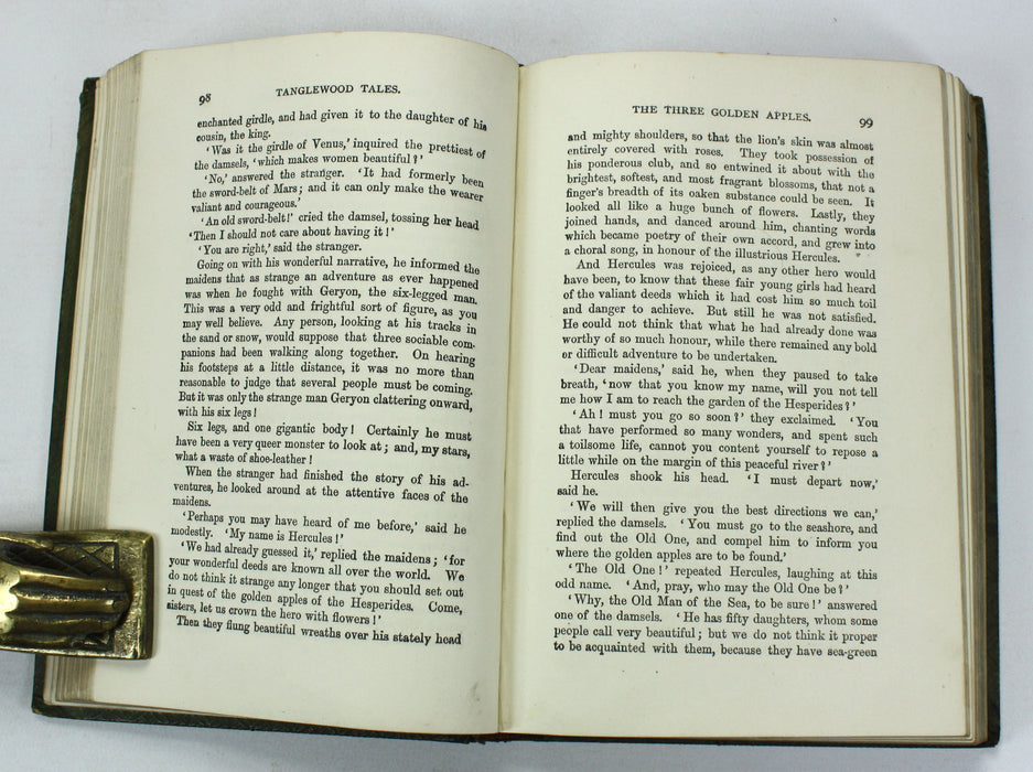 Tanglewood Tales; A Wonder Book for Girls and Boys, Nathaniel Hawthorne, c.1890