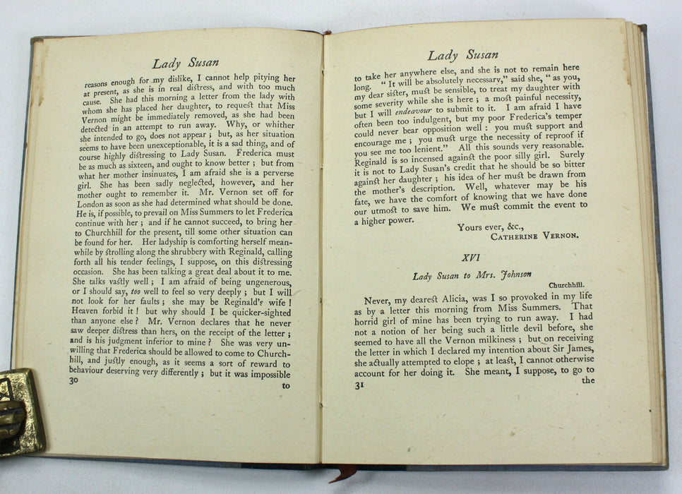 The Adelphi Edition of the works of Jane Austen; Lady Susan and the Watsons, Heffer, c. 1930