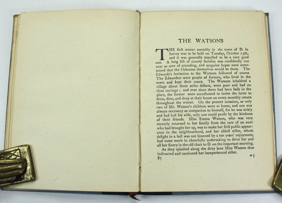 The Adelphi Edition of the works of Jane Austen; Lady Susan and the Watsons, Heffer, c. 1930
