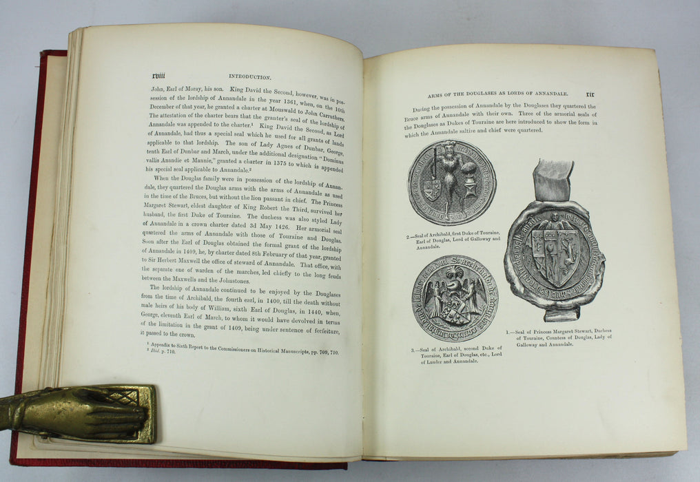 The Annandale Family Book of the Johnstones, Earls and Marquises of Annandale, Sir William Fraser, 1894, Inscribed by Patrick Annandale