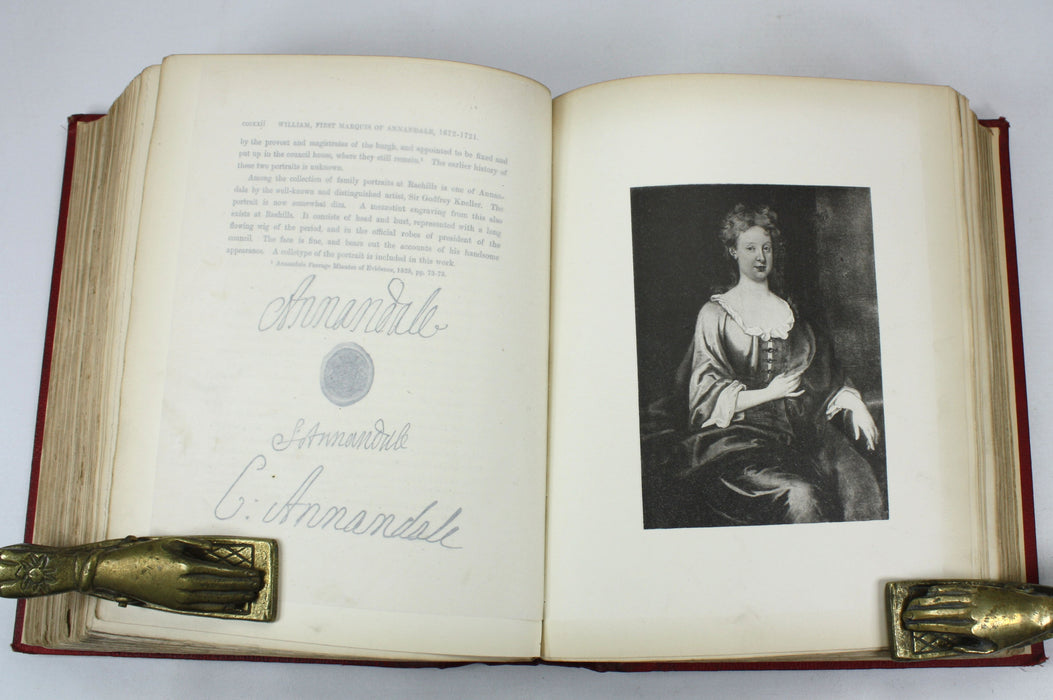 The Annandale Family Book of the Johnstones, Earls and Marquises of Annandale, Sir William Fraser, 1894, Inscribed by Patrick Annandale