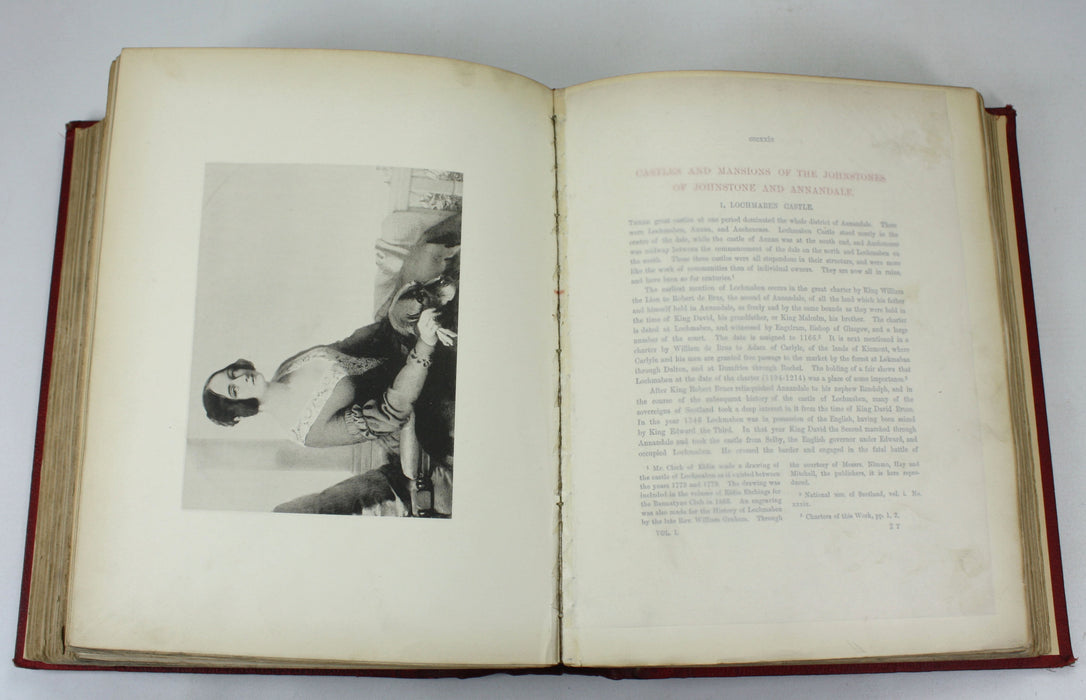 The Annandale Family Book of the Johnstones, Earls and Marquises of Annandale, Sir William Fraser, 1894, Inscribed by Patrick Annandale