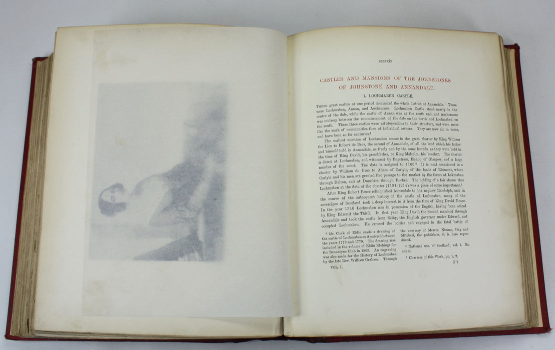 The Annandale Family Book of the Johnstones, Earls and Marquises of Annandale, Sir William Fraser, 1894, Inscribed by Patrick Annandale