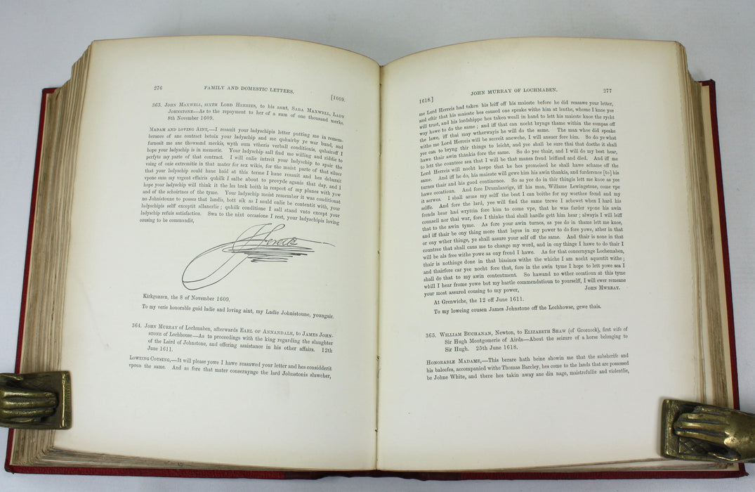 The Annandale Family Book of the Johnstones, Earls and Marquises of Annandale, Sir William Fraser, 1894, Inscribed by Patrick Annandale