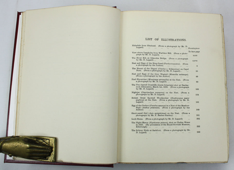 The Birds of Dumfriesshire, Hugh S. Gladstone, Numbered Limited Edition, 1910