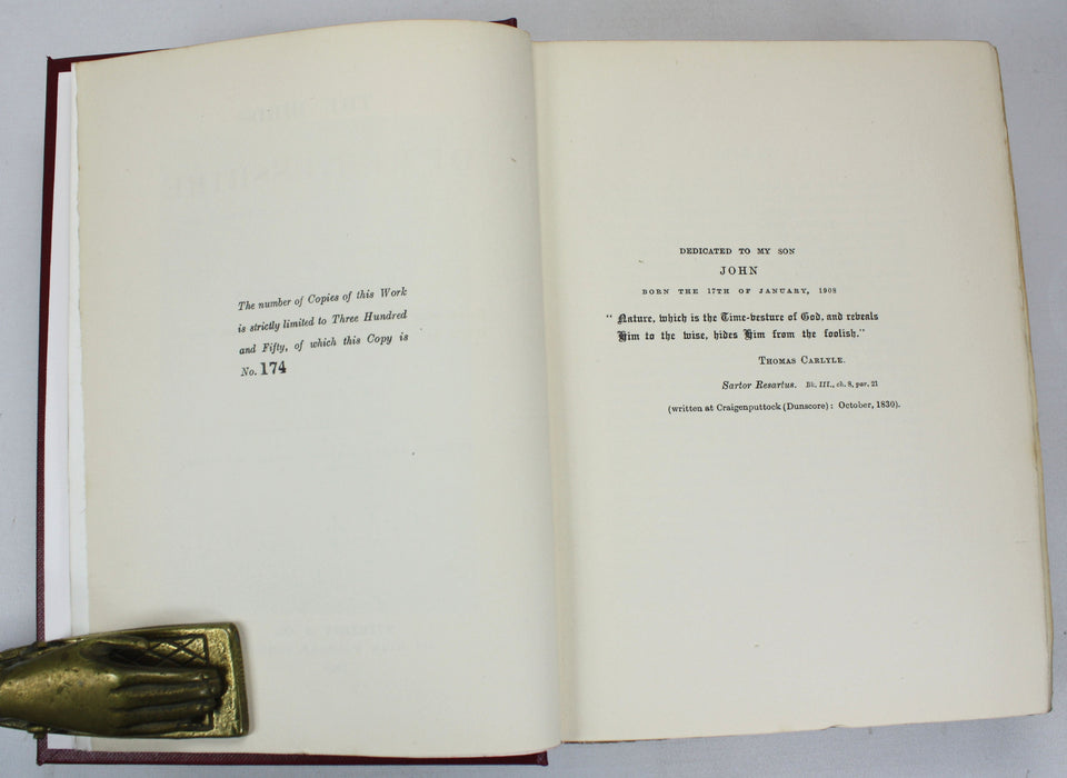 The Birds of Dumfriesshire, Hugh S. Gladstone, Numbered Limited Edition, 1910