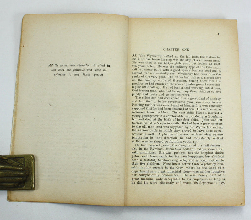 The Bondage of Riches, Annie S. Swan, Wright & Brown, c. 1920