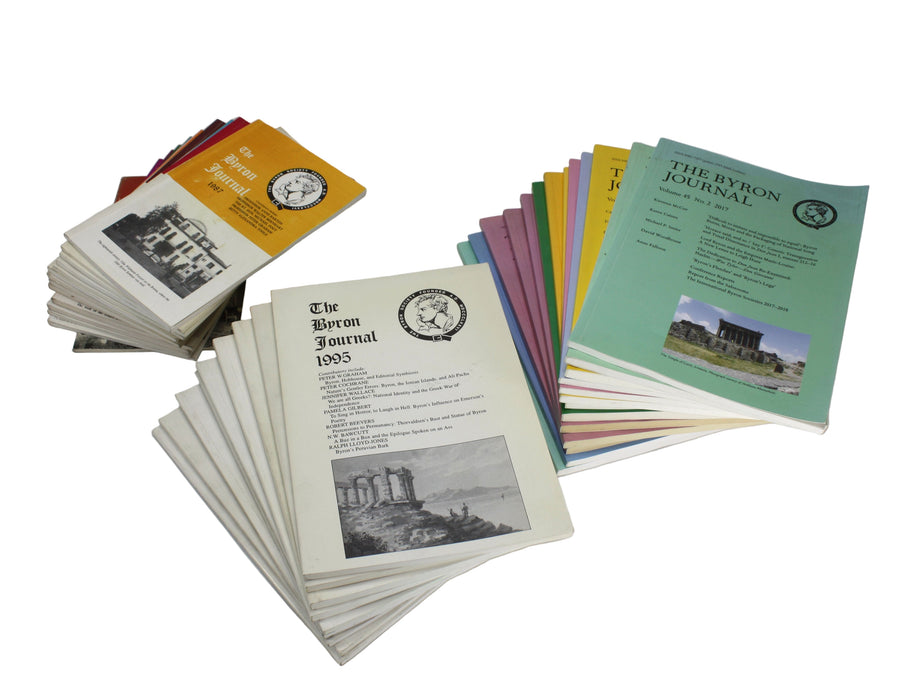 The Byron Journal, Large Collection from Sir William St. Clair, 1973-2017. 36 Issues.