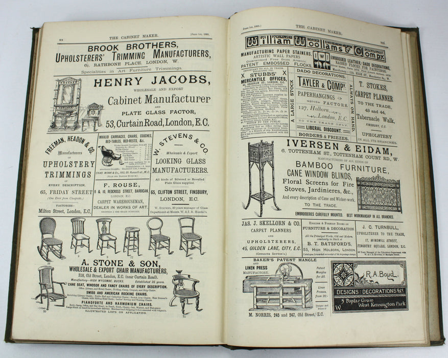 The Cabinet Maker & Art Furnisher, Volume I, J. Williams Benn, 1880-1881