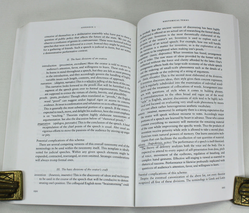 The Cambridge Companion to Ancient Rhetoric, Erik Gunderson, 2009. William St Clair's copy.