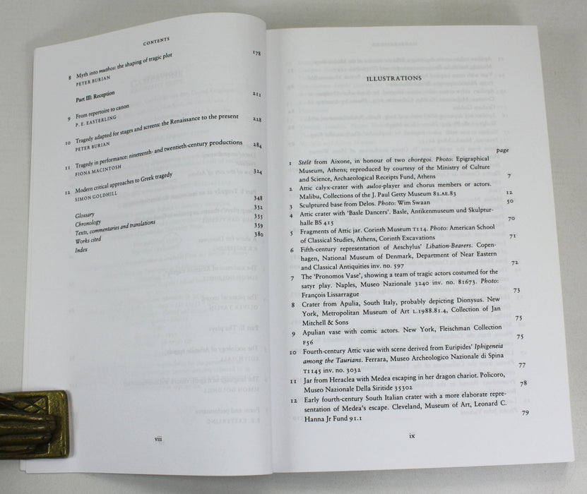 The Cambridge Companion to Greek Tragedy, P.E. Easterling, 2001. William St Clair's copy.